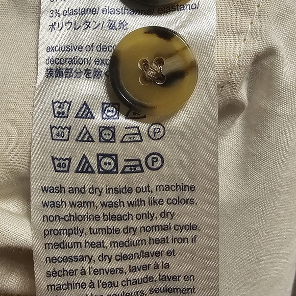 Tommy Hilfiger Slim Fit Chino Khaki Mustard  Men's Pants  V-G - Picture 4 of 5